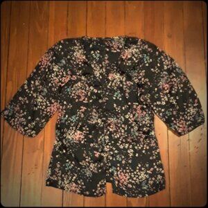 Banana Republic Navy Blue Blouse Size XS